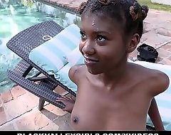 Blackvalleygirls - glum swarthy lawful ripen teenager fucks swim tutor