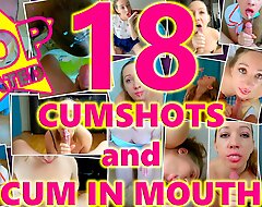 Best of Amateur Cum In Mouth Compilation! Huge Multiple Cumshots and Oral Creampies! Vol. 1
