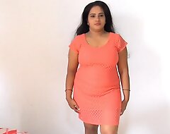 Horny Indian Stepmom Disha Strip Teasing & Riding insusceptible to Me.