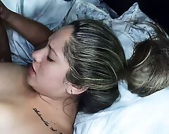 My stepsister gives me a delicious blowjob when I help her apropos the lamp. Pt 2. her I fucked her nice and tight pussy.