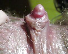 Huge clitoris orgasm hairy cunt small tits unskilled homemade video