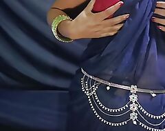 Hard-core Indian bhabhi fucked with her neighbor in all directions saree,Desi lover homemade video hot and dispirited bhabhi closeup copulation