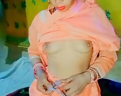 Indian desi village sister-in-law capture brother-in-law's irritant and massages her nipples in Hindi voice