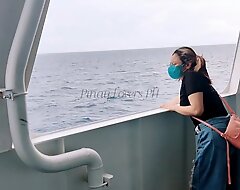 Ipinutok nya sa loob, Pinay lasting fucked with strangers in Invoke occasion ships hut