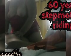 60 years venerable my stepmom riding cock What genteel boobs, how they bounce