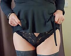 Bring off I remind you of your big chest mother-in-law in nylons and heels? Would you like to see her shaved pussy?