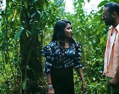 Boyfriend fucks Desi Pornstar The StarSudipa close to the open Jungle for cum into her Mouth ( Hindi Audio )