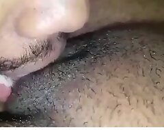 My sexy hubby eating my pussy