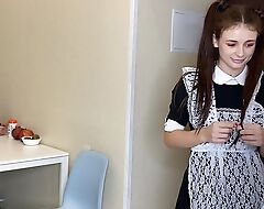 schoolgirl fucks with say no to classmate's stepfather