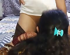 Bhabhi Enticed her Devar for fucking with her and fleshly her 2nd tighten one's belt clear hindi audio hard by QueenbeautyQB