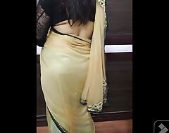 I m utterly naked. I took off my saree during dance felt so much hot together with horny