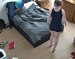 Stepmom sneaks into stepsons bedroom in the morning