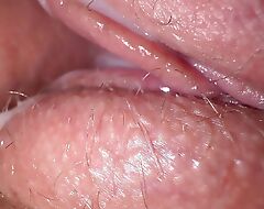 Extremely closeup sex with friend's fiance, penny-pinching creamy fuck and jizz on cum-hole