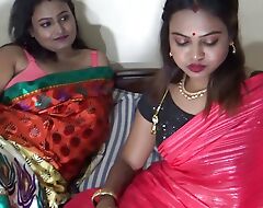 Two unsatisfied diggings wife met and made a superb lesbo session with all exploitatory talk almost Hindi