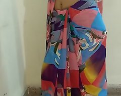 Indian desi wife removing sari and fingering pussy suck up to crossroads forth moaning