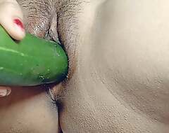 I Can't Get any Where Big Black Cock So My small snatch Drilled by Big cucumber  In Hindi