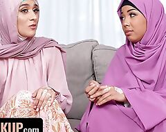 Hijab Wearing Step Sisters Malina Melendez added to Aubry Babcock Fuck Their Step Brother - Hijab Hookup