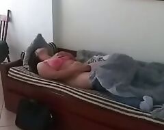 My cousin comes to visit and I catch their way masturbating