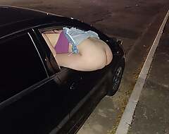 Brand ground-breaking wife with ass out on the street in public for strangers dogging