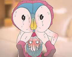 Piplup On Get under one's Butt of Bulma !Pokemon and hideousness ball anime Manga ( Cartoon 2d making love )porn