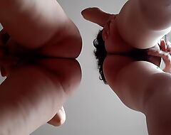 We started to jerk draw up and cum draw up (intense orgasm with trembling legs) - Lesbian-candys