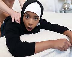 Conservative Teen Freya Kennedy Receives Sex Homework Outsider Horny Step Sob sister After Class - Hijab Hookup