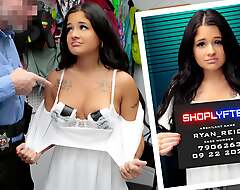 Shoplyfter - Naughty Girl Tries To Shoplift Wean away from The Wrong Store And LP Office-holder Teaches Her A Mission