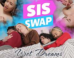 Step Sisters Asia Lee & Athena Fleurs Win Naked With Step Bros To Elude Each Other Worm - SisSwap