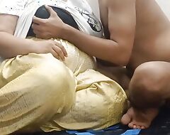 Desi Bbw Chubby Bhabhi Seated on Complexion plus getting fucked nearby from behind