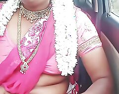 Full Videotape Telugu Dirty Talks, sexy saree indian telugu aunty sex with auto driver, car sex