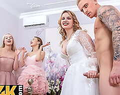 BRIDE4K pornography  Foursome Goes Wrong so Nuptial Called Off