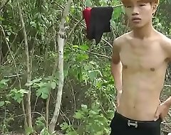 Asian Slim Boys Nude Cums
