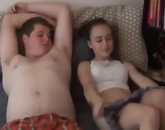 shy wretch all round small dick seduces together with fucks petite roommate
