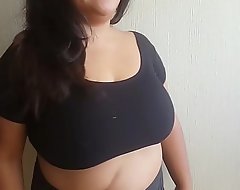 Infernal tits  -Try on transform into of 4 new tops-  with 5 cum swallows