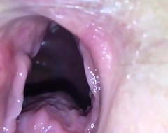 Violent Love tunnel Orgasm, Moaning and Roaring With Jizz flow