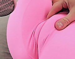 Most adroitly Perfect Kinsman to ASS Milf. Broad in the beam Bristols Glum Cameltoe Leggings