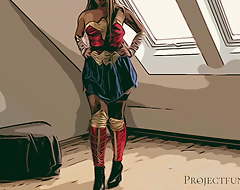 Wonder Woman Cosplay – used along the same lines as a slut, projectsexdiary
