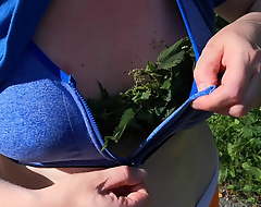 I put some nettles in my brassiere and progress for a walk