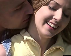 Legal age teenager abby fuck outdoors