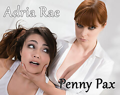 Teen girl taken wits a lesbian! - Penny Pax and Adria Rae