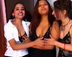 sexy indian girls triple with hindi audio