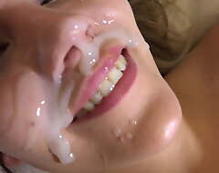 SPERM Fountain pumped into my FACE l DADDYS LUDER