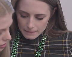 lovely lesbians Kyler Quinn and Sophie Sparks on St Patty’s day