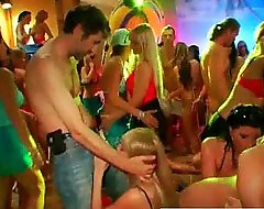Crazy sluts win team-fucked at a orgy party