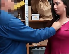 Lingerie defalcation stripper caught and screwed overwrought security