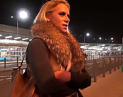 Big titty milf airport pick up added to fuck hard in mea melone van