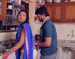Indian Telugu Soni Priya – romance in pantry
