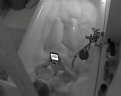 Hidden livecam of wife in the bath