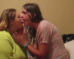 Horny Wife Kissing & Council Out With Adorable Trans Friend