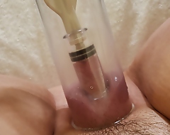 Clit Pump Inside Penis Pump Convulsive Blasting Mistress Gina